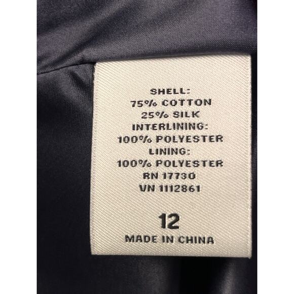 Nieman Marcus Target Lela Rose Dress 12 Silk Fit Flare Purple Floral Hi Lo Party - Picture 6 of 10